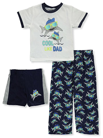 Mon Petit Baby Boys' 3-Piece Pajamas Set - CookiesKids.com