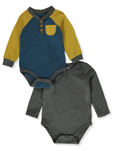 Dapper Dude Baby Boys' 2-Piece Thermal L/S Bodysuits - CookiesKids.com