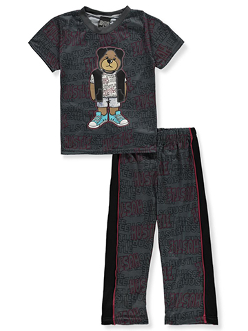 Quad Seven Boys' 2-Piece Bear Pajamas - CookiesKids.com