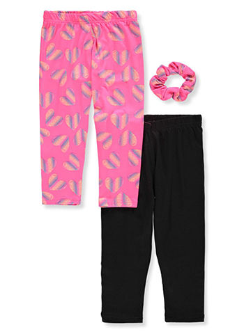 Delia's Girl Girls' 3-Piece Leggings With Scrunchie - CookiesKids.com