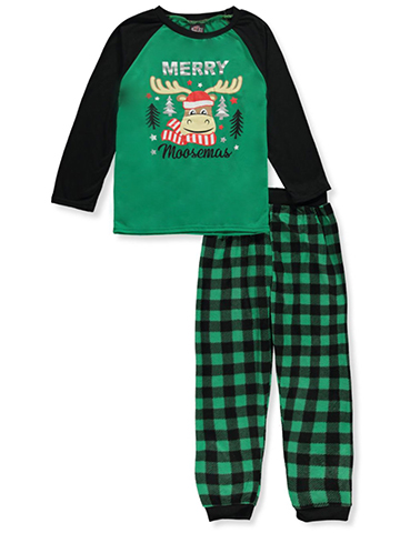 PJs Presents Girls 2 Piece Mama Bear Christmas Pajamas