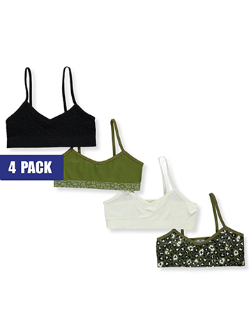 Sweet N Sassy Girls' 4-Pack Bras - CookiesKids.com
