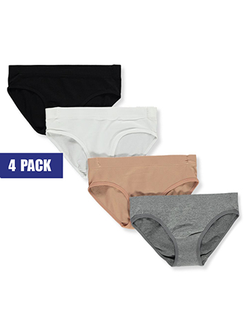 Rene Rofe Girls' 7-Pack Brief Panties