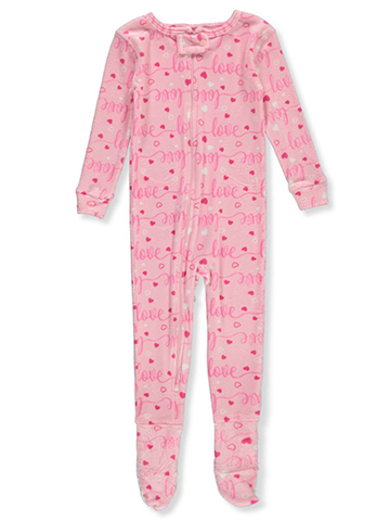 Sweet N Sassy Baby Girls' Velour Footed Coveralls - CookiesKids.com