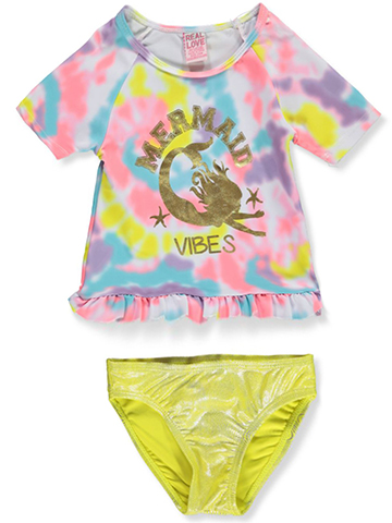 Real Love Baby Girls' 2-Piece Rashguard Swimsuit Set - CookiesKids.com