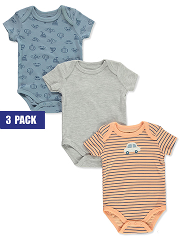 Little & Loved Baby Boys' 3-Pack Bodysuits - CookiesKids.com