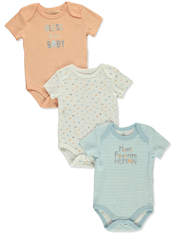 Duck Duck Goose Baby Unisex 3-Pack Bodysuits - CookiesKids.com