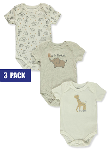 Little Joy Baby Boys' 3-Pack Bodysuits - CookiesKids.com