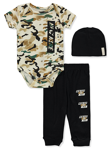 Mon Petit Baby Boys' 3-Piece New Fly Joggers Set Outfit - CookiesKids.com
