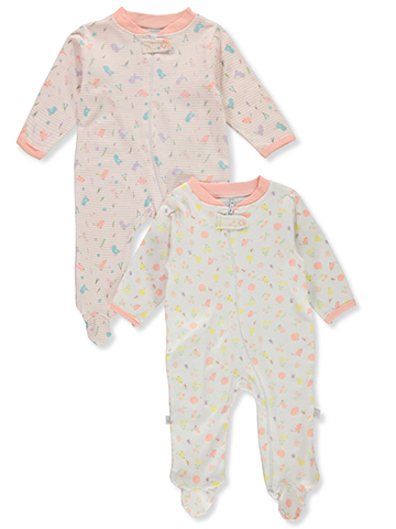 Duck Duck Goose Baby Girls' 2-Pack Coveralls - CookiesKids.com