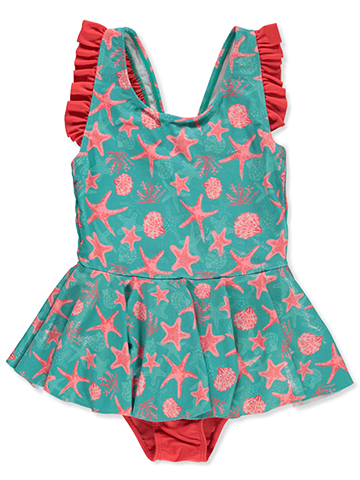 Pink Platinum Girls' 1-Piece Swimsuit - CookiesKids.com