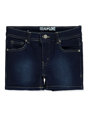 Real Love Girls' Stretch Denim Shorts - CookiesKids.com