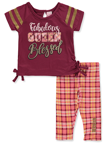 Real Love Baby Girls' 2-Piece Leggings Set Outfit - CookiesKids.com