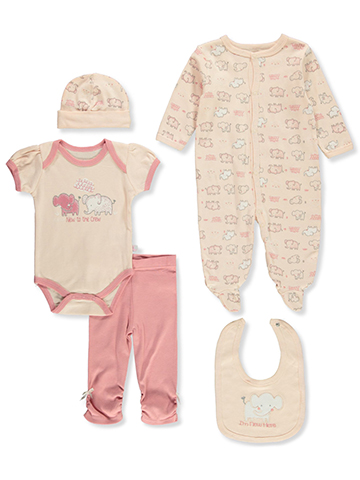 Little & Loved Baby Girls' 6-Piece Layette Set - CookiesKids.com