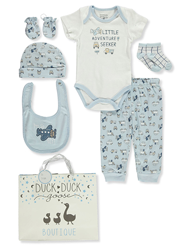Duck Duck Go Baby Boys' 8-Piece Gift Set - CookiesKids.com
