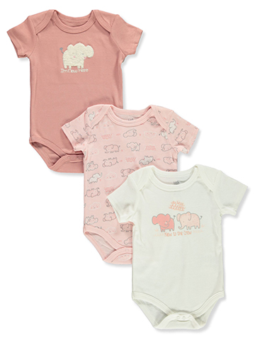 Duck Duck Goose Baby Girls' 3-Pack Bodysuits - CookiesKids.com
