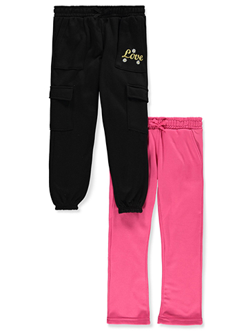 Real Love Girls' 2-Pack Athletic Pants - CookiesKids.com