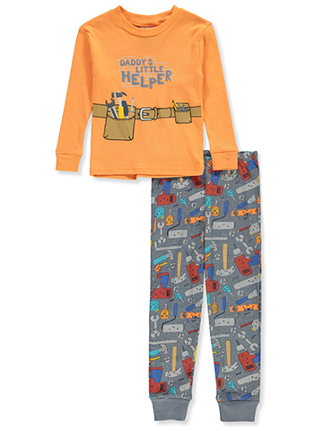 Mon Petit Boys' 2-Piece Little Helper Pajamas Set Outfit - CookiesKids.com