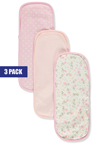Duck Duck Goose Baby Girls' 3-Pack Burp Cloths - CookiesKids.com