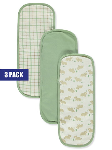 Duck Duck Goose Baby Boys' 3-Pack Burp Cloths - CookiesKids.com