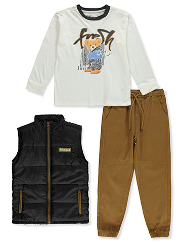Quad Seven Boys' 3-Piece Pants Set Outfit - CookiesKids.com