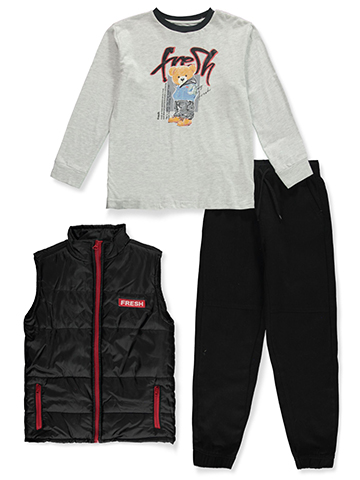 Quad Seven Boys' 3-Piece Pants Set Outfit - CookiesKids.com