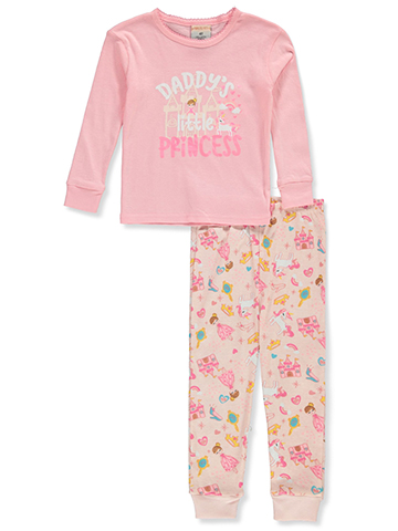 Princess Rose Girls' 2-Piece Pajamas Set Outfit - CookiesKids.com