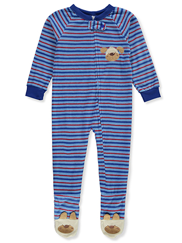 Mon Petit Boys' Puppy Footed Coveralls - CookiesKids.com