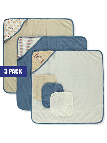Duck Duck Goose Baby Boys' 6-Piece Towel & Washcloths Set - CookiesKids.com