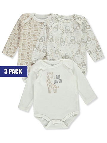Little Me Baby Unisex 3-Pack Bodysuits - CookiesKids.com