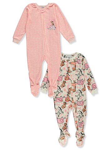 Little & Loved Girls' 2-Pack Plush Coveralls - CookiesKids.com