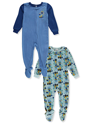 Little & Loved Boys' 2-Pack Plush Coveralls - CookiesKids.com