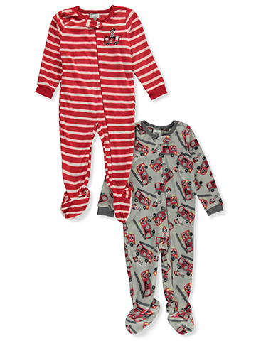 Little & Loved Boys' 2-Pack Plush Coveralls - CookiesKids.com