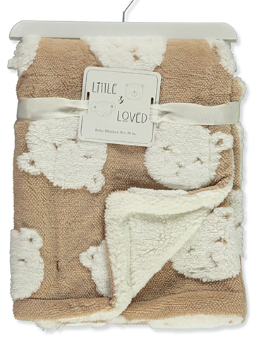 Little & Loved Baby Boys' Plush Baby Blanket - CookiesKids.com