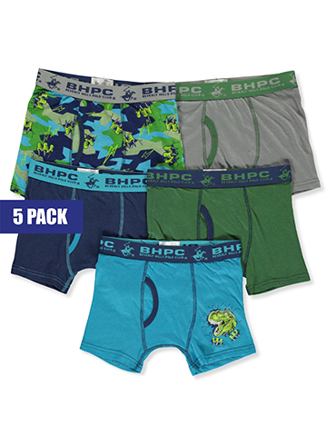 Beverly Hills Polo Club Boys' 5-Pack Boxer Briefs - CookiesKids.com