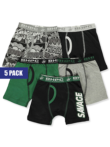 Beverly Hills Polo Club Boys' 5-Pack Boxer Briefs - CookiesKids.com