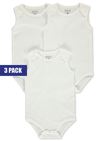 Duck Duck Goose Baby Unisex 3-Pack Sleeveless Bodysuits - CookiesKids.com