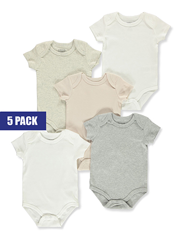 Duck Duck Goose Baby Unisex 5-Pack Bodysuits - CookiesKids.com