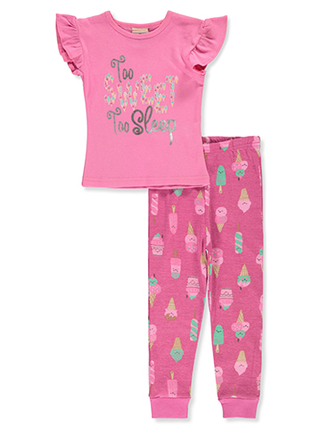 Princess Rose Girls' 2-Piece Sweet Pajamas Set - CookiesKids.com