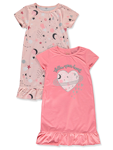 Sweet N Sassy Girls' 2-Piece Nightgown Set - CookiesKids.com