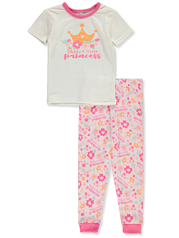 Mon Petit Baby Girls' 2-Piece Princess Pajamas Set - CookiesKids.com