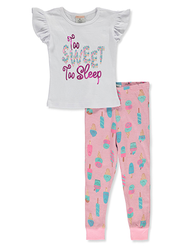 Princess Rose Girls' 2-Piece Princess Pajamas Set - CookiesKids.com