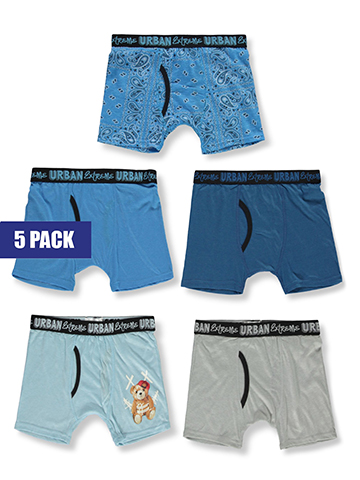 Beverly Hills Polo Club Boys' 5-Pack Boxer Briefs - CookiesKids.com