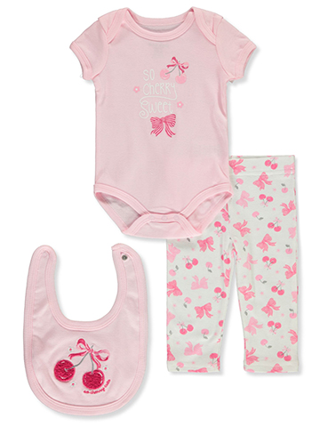 Little Me Baby Girls' 3-Piece Lilly Layette Set - CookiesKids.com