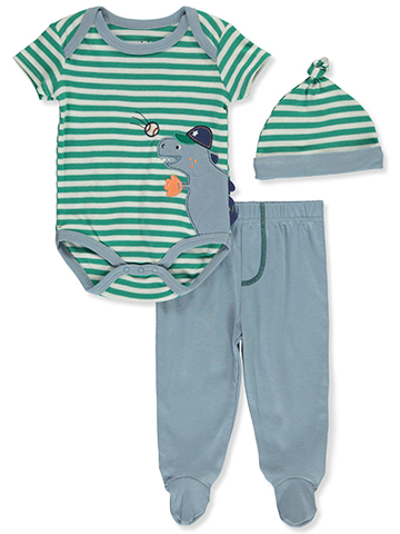 Little Me Baby Boys' 3-Piece Dinosaur Pants Set Outfit - CookiesKids.com