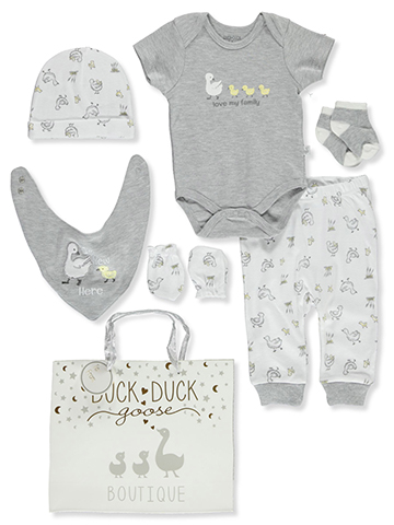 Duck Duck Goose Baby Boys' 8-Piece Gift Layette Set - CookiesKids.com