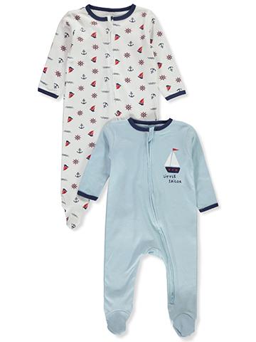 Duck Duck Goose Baby Boys' 2-Pack Nautical Bodysuits - CookiesKids.com
