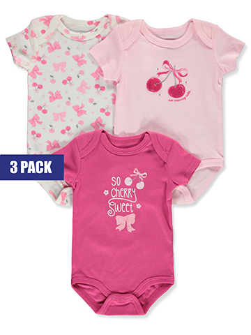Duck Duck Goose Baby Girls' 2-Pack Heart Bodysuits - CookiesKids.com