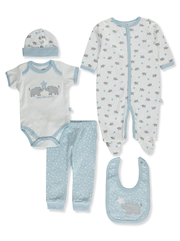 Little & Loved Baby Boys' 6-Piece Layette Gift Set - CookiesKids.com
