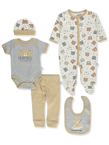 Little & Loved Baby Boys' 6-Piece Layette Gift Set - CookiesKids.com